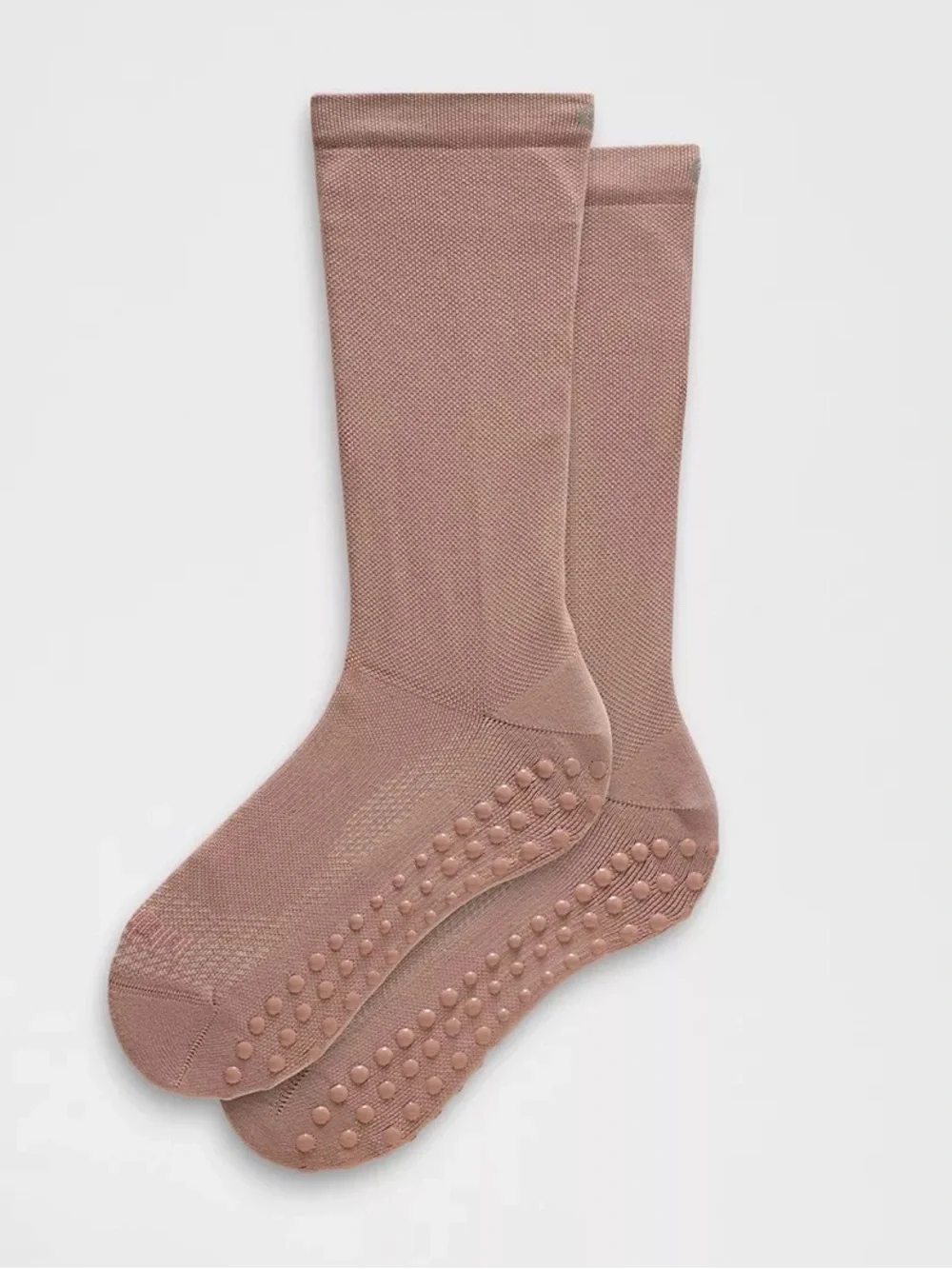 Lululemon Find Your Balance Grip Socks Crew Length Twilight Rose
